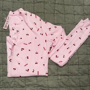 Skims Soft Lounge Cherry Blossom Shirt